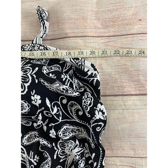 Swimsuits For All Women's Black Paisley Print Tankini - 20 - Picture 4 of 13
